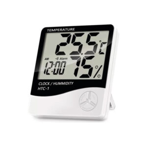 Termohigrómetro Digital Htc-1 Higrometro, Termometro, Reloj