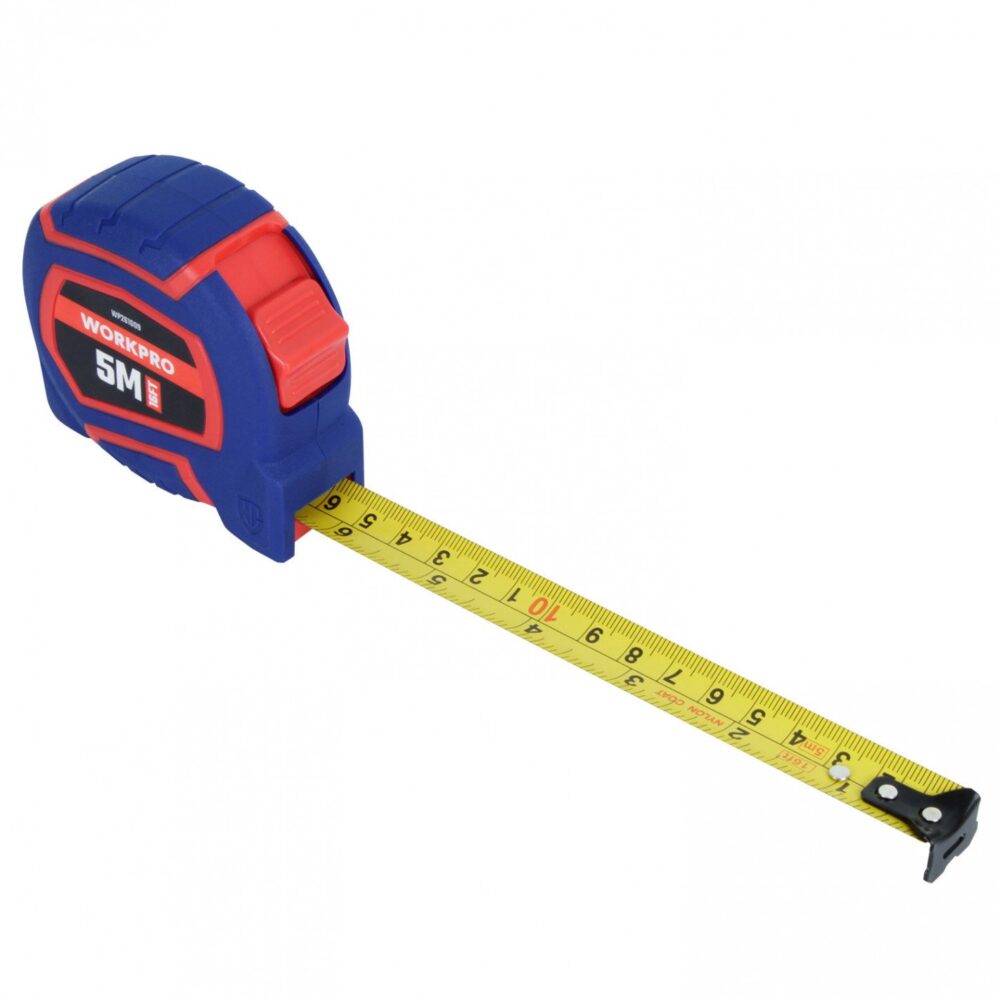 Huincha de Medir WORKPRO 5 m con Cubierta de Goma – W061009WE