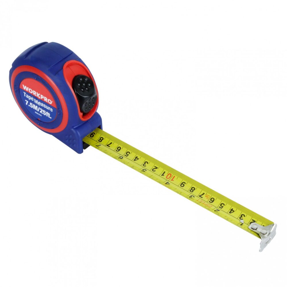 Huincha de Medir WORKPRO 7,5 m con Cubierta de Goma – W061010WE