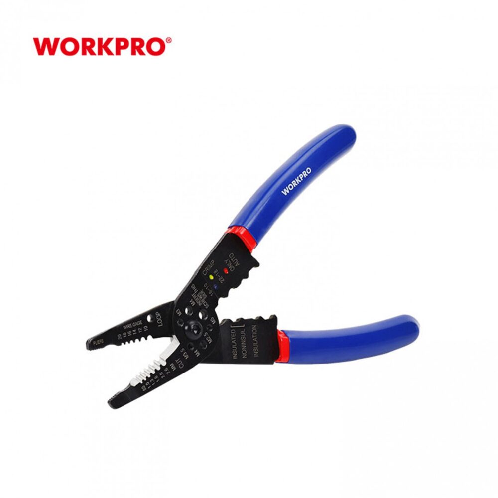 Alicate Punta Larga Pelacables Multifunción WORKPRO 200 mm – WP291003 - Imagen 3