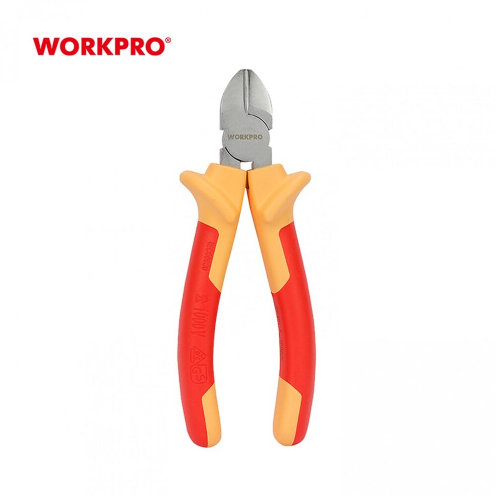 Alicate de Corte Diagonal Aislado VDE WORKPRO 6" 1000 V – WP342014 - Imagen 2