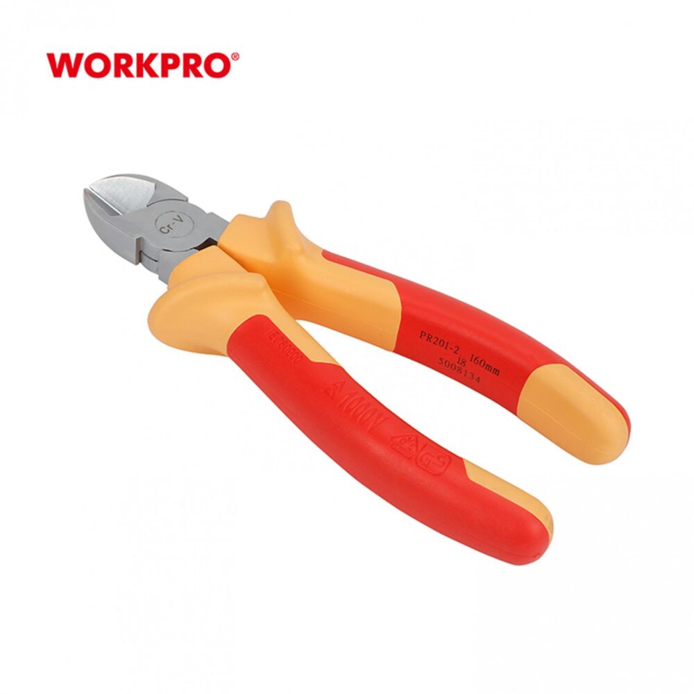 Alicate de Corte Diagonal Aislado VDE WORKPRO 6" 1000 V – WP342014 - Imagen 3