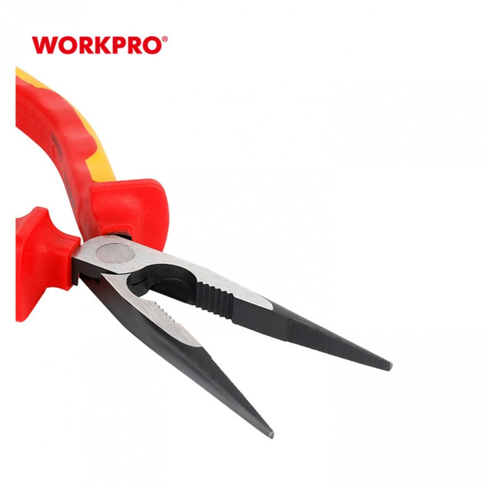 Alicate Punta Larga Aislado WORKPRO 8" / 200 mm 1000 V – WP342005 - Imagen 3
