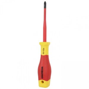 Destornillador Pozidriv Aislado WORKPRO PZ2 × 100 mm 1000 V – WP341021