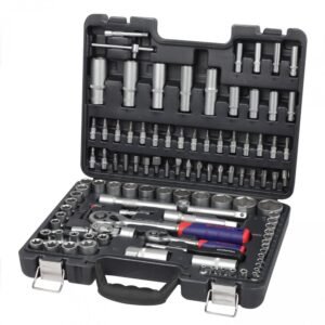 Juego de Dados Combinados WORKPRO 1/4" y 1/2" 108 Piezas – W003057 / WP202535