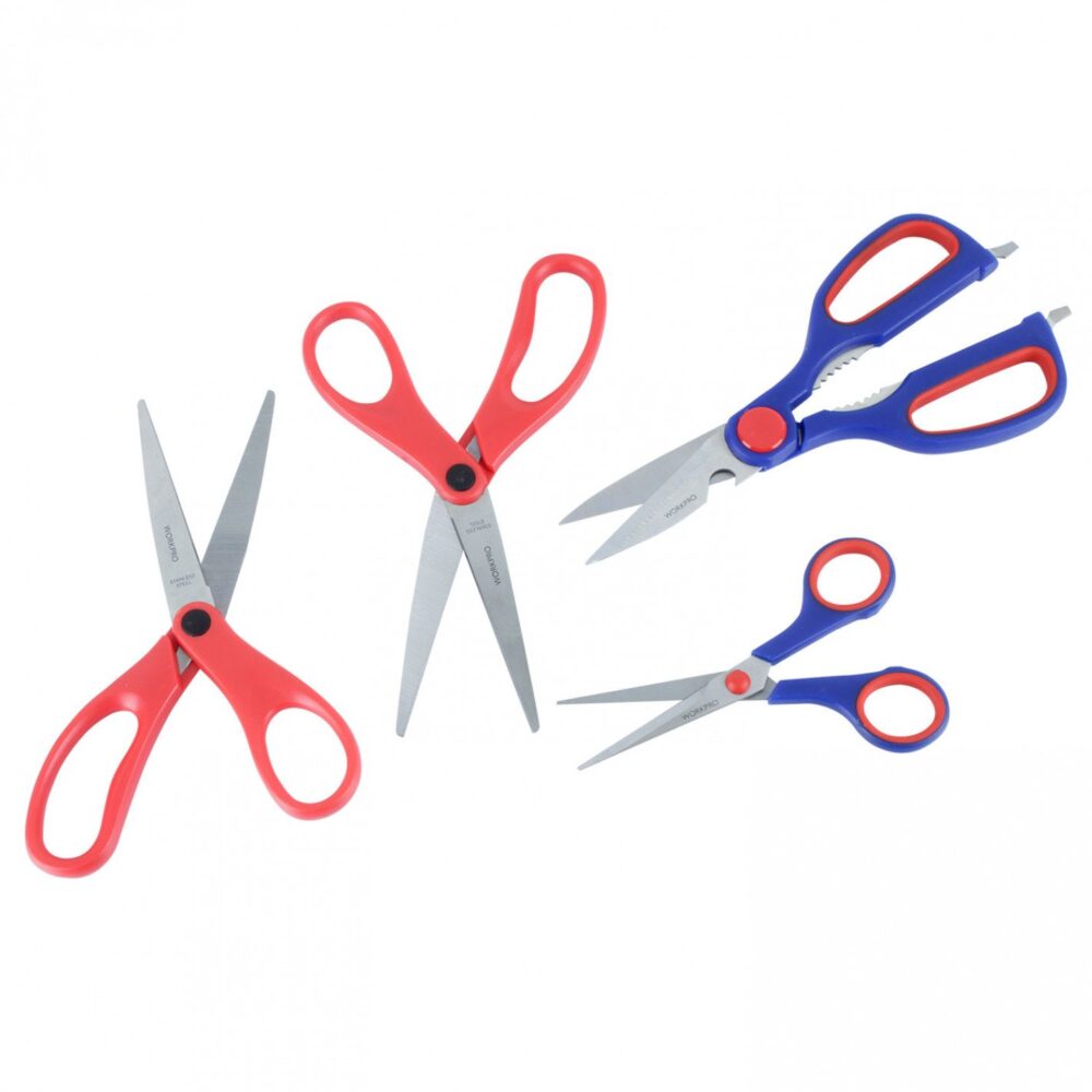 Juego de Tijeras WORKPRO 4 Piezas – W000400WE - Imagen 2