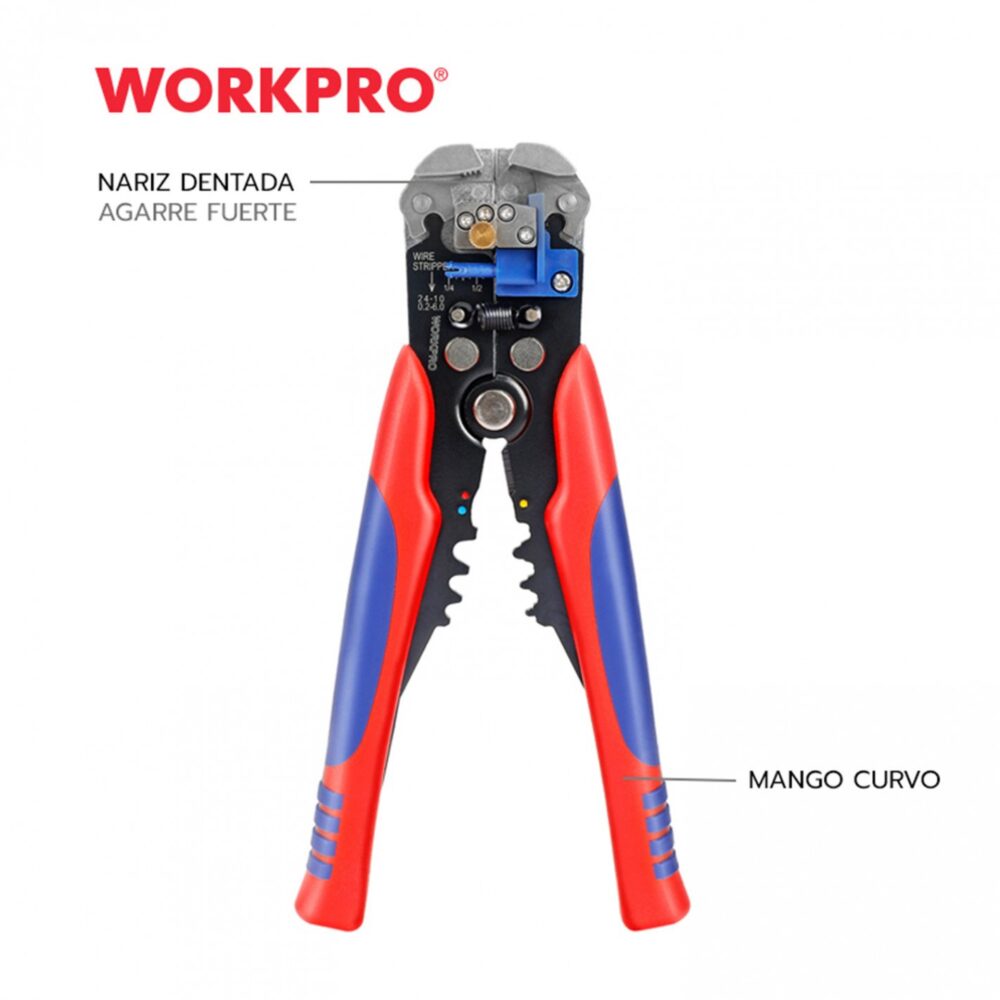 Alicate Pelacables Multiuso 3 en 1 WORKPRO – WP291007 - Imagen 2
