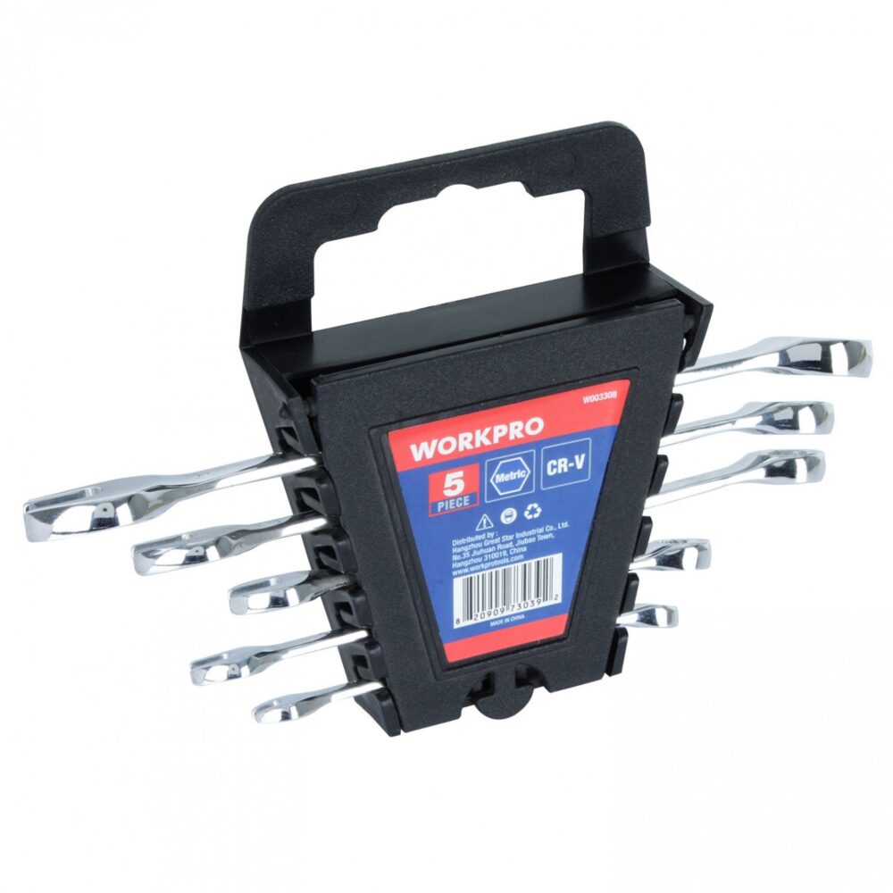 Juego de Llaves Punta-Corona WORKPRO 5 Piezas – W003308WE