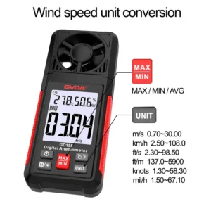 Anemómetro digital GVDA GD155